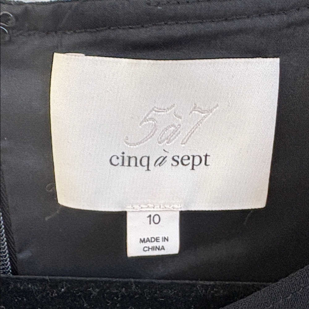 Cinq  a sept dress. Size 10. Worn once. - Picture 3 of 4